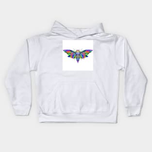 butterfly of the death shinigami cicada chicharra bug art Kids Hoodie